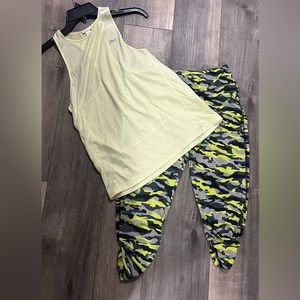 Medium Women’s Hard Candy Sport Leggings and RBX Activewear Top